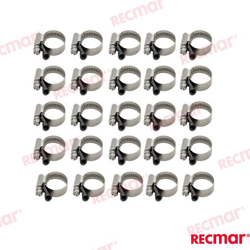 Hose Clamp AISI316 16-25 W5 (25 pcs)