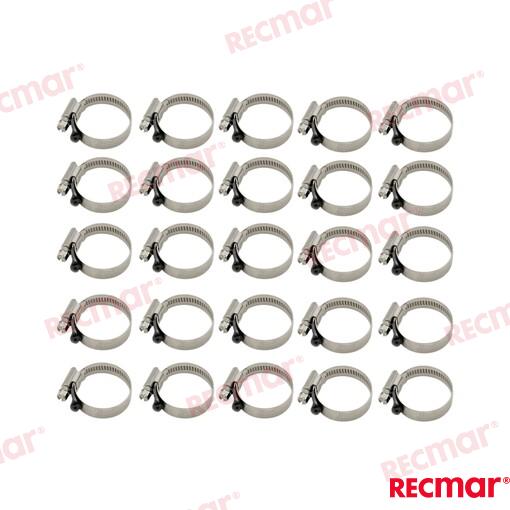 Hose Clamp AISI316 25-40 W5 (25 pcs)