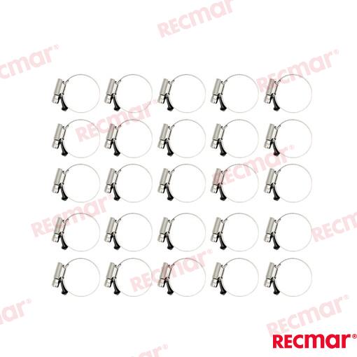 Hose Clamp AISI316 25-40 W5 (25 pcs)
