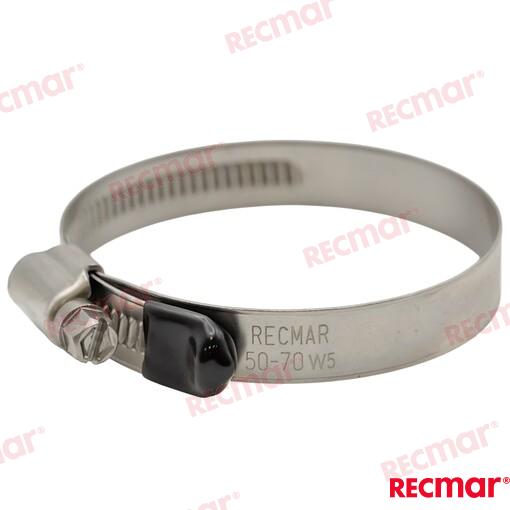 Hose Clamp AISI316 50-70 W5 (25 pcs)