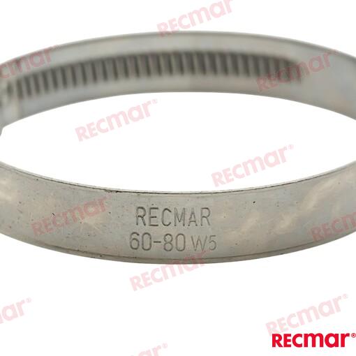 Hose Clamp AISI316 60-80 W5 (25 pcs)