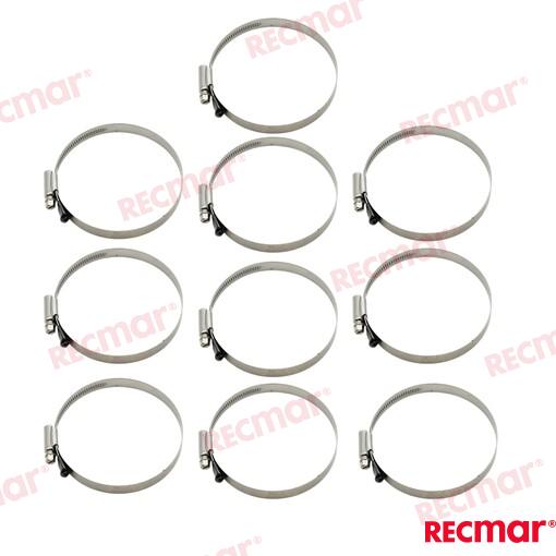 Hose Clamp AISI316 80-100 W5 (10 pcs)