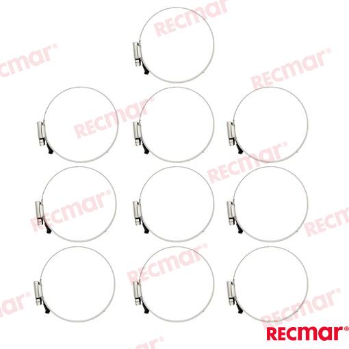 Hose Clamp AISI316 80-100 W5 (10 pcs)