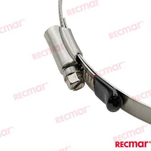 Hose Clamp AISI316 80-100 W5 (10 pcs)