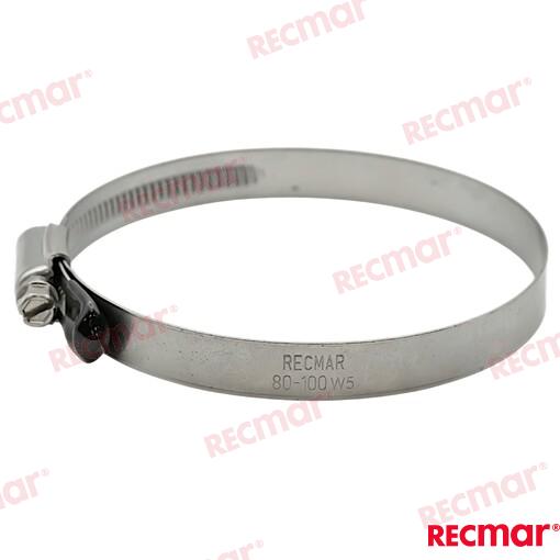Hose Clamp AISI316 80-100 W5 (10 pcs)