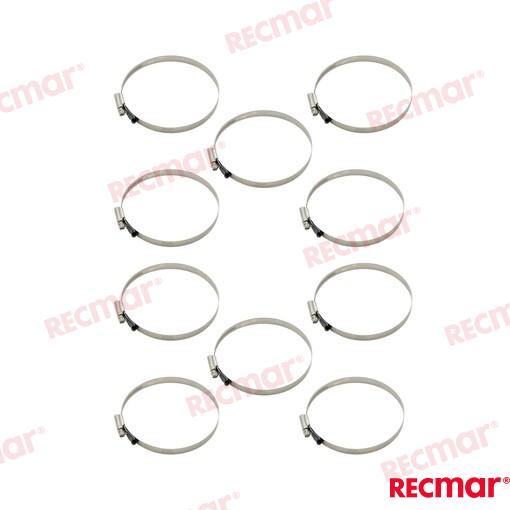 Hose Clamp AISI316 100-120 W5 (10 pcs)