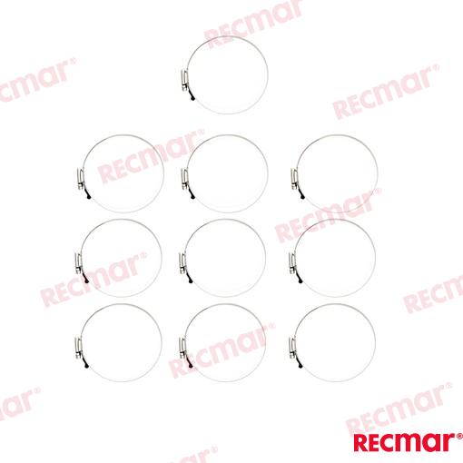 Hose Clamp AISI316 100-120 W5 (10 pcs)