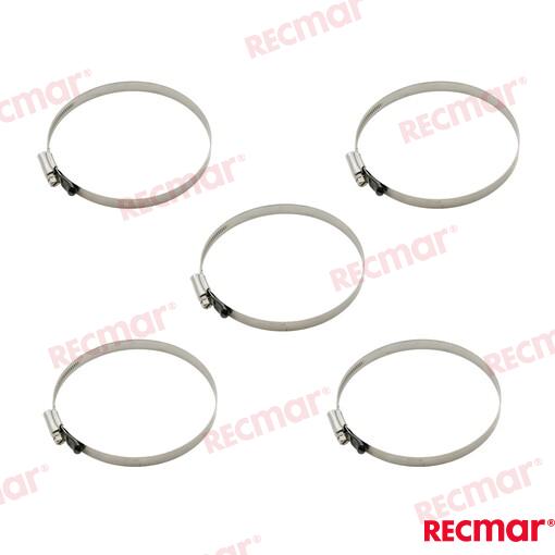 Hose Clamp AISI316 110-130 W5 (5 pcs)