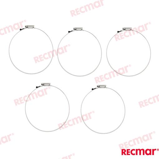 Hose Clamp AISI316 110-130 W5 (5 pcs)