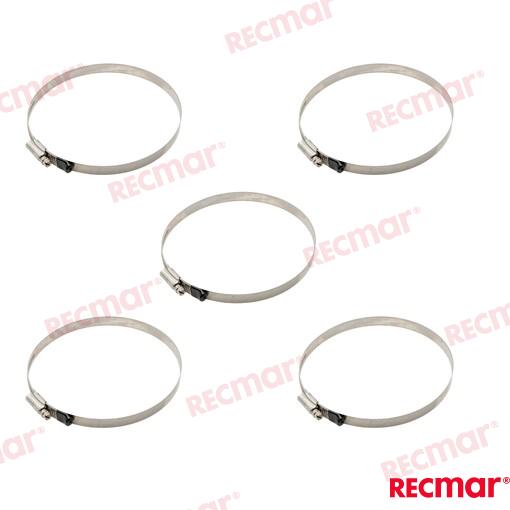 Hose Clamp AISI316 130-150 W5 (5 pcs)