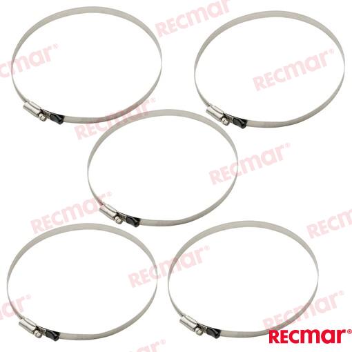 Hose Clamp AISI316 170-190 W5 (5 pcs)