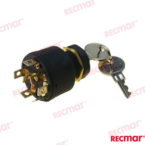 Ignition starter switch - 4 Positions & 7 Connections