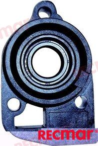 Water pump housing bottom Mercury 30-70hp OEM: Mercruiser: 46-73640T01, 46-77177A1, 73640A1, 73640T01, 77177A1; OMC: 0509032, 0776487