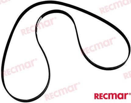 Serpentine type belt Mercruiser 129,5cm OEM: Mercruiser: 57-861049Q, 861049, 861049Q
