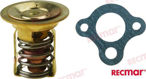 Termostat kit GM 2.5 L 3.0L LX 4.1L 60C D35mm OEM: Mercruiser: 59078, 59078Q3, 59078T3, 59078T4, F84068, F84068-1, F84068-2, F85068-2