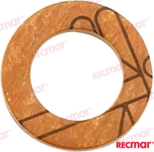 Oil drain plug gasket OEM: OMC: 5037356; Suzuki: 59178-97J00, 59178-97J00-000