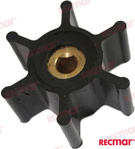 Water pump impeller OEM: Jabsco: 6303-0001, 6303-0001-P