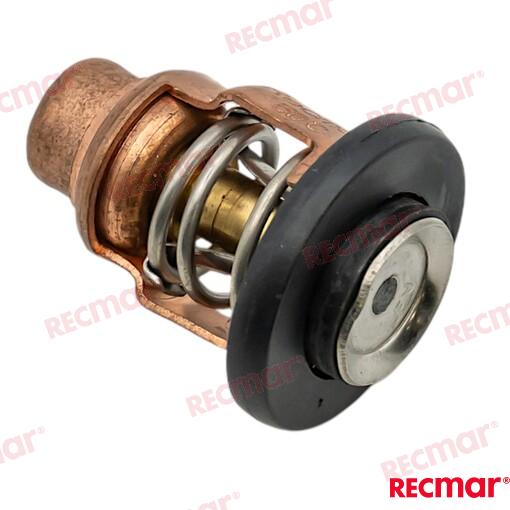 Термостат для Yanmar, Yamaha, Honda, Tohatsu 50°C OEM: Yanmar: 688-12411-10; Yamaha: 688-12411-00, 688-12411-01, 688-12411-10, 688-12411-11