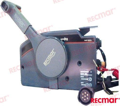 Remote control box for Yamaha engines type 703 7 pin OEM: Yamaha: 703-48230-10, 703-48230-11, 703-48230-12, 703-48230-13, 703-48230-14