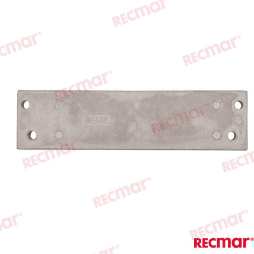 Алюминиевый анод OEM: Mercruiser: 43396A1, 43396A2, 69-70-199, 818298, 8182981, 818298A1, 818298Q1, 818298T1, 97-8M0172259; OMC: 0509463