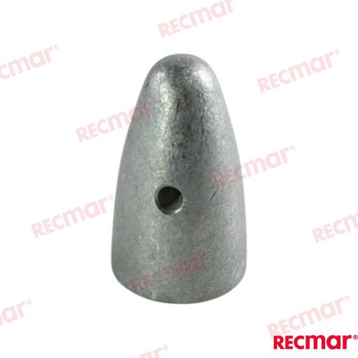 Anode Prop. Nut Shaft 40-45mm Zinc for Volvo