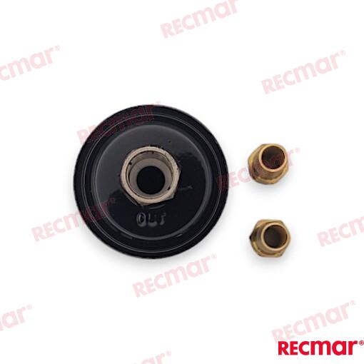 Fuel filter for Mercruiser gasoline engines OEM: Mercruiser: 35-864572, 35-864572T, 864572, 864572T, 864572T01