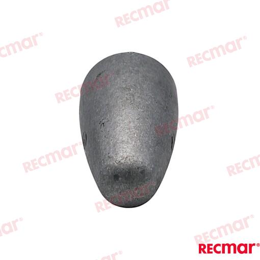 Anode Prop. Nut Shaft 25 Zinc for Volvo