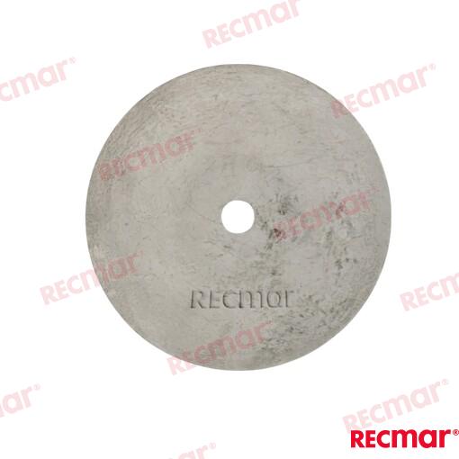 Rudder Anode Ø90mm Zinc