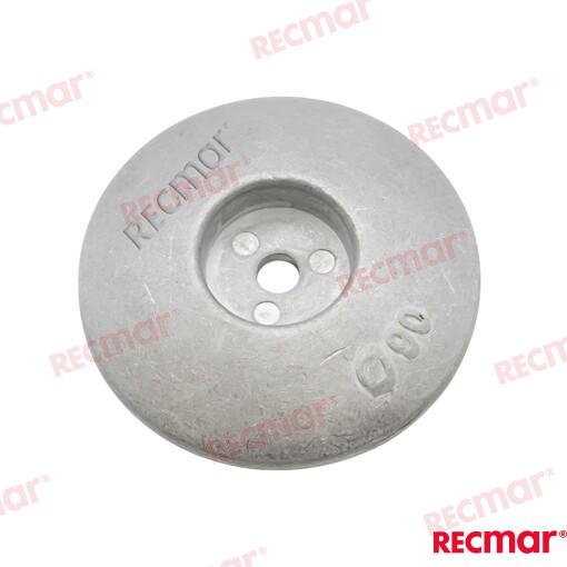 Rudder Anode Ø90mm Aluminium