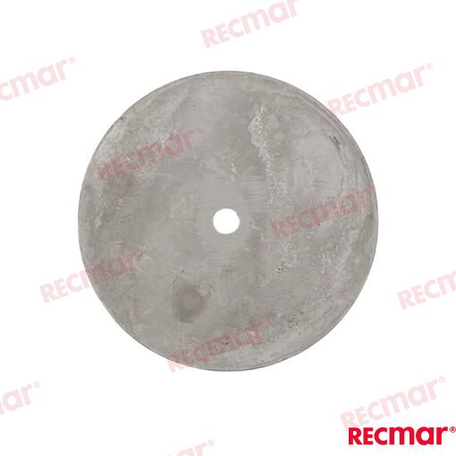 Rudder Anode Ø110mm Aluminium
