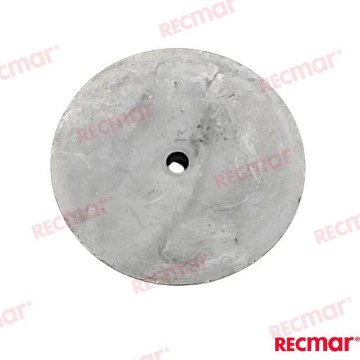 Rudder Anode Ø125mm Zinc