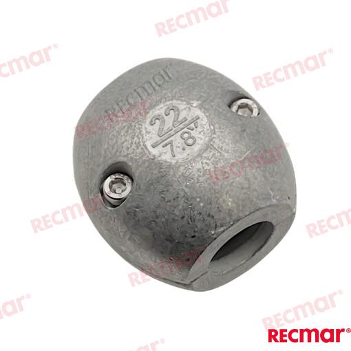 22mm Shaft Collar Anode STD Zinc