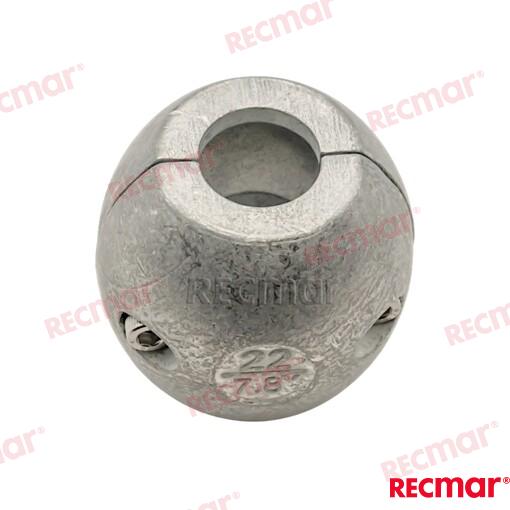 22mm Shaft Collar Anode STD Zinc