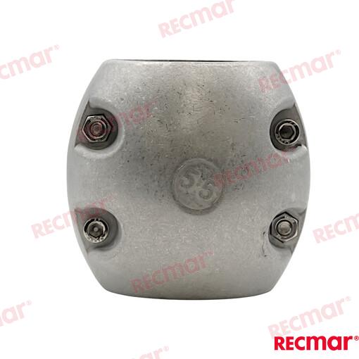 55mm Shaft Collar STD Zinc Anode