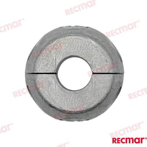 Flat Collar 19mm Zinc Anode