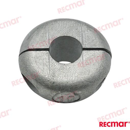 Flat Collar 19mm Zinc Anode