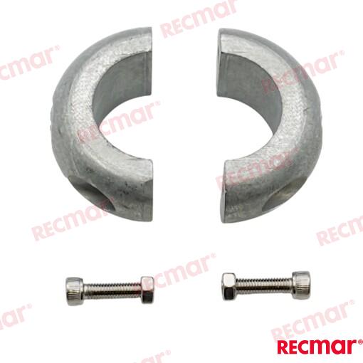 Flat Collar 35mm Zinc Anode