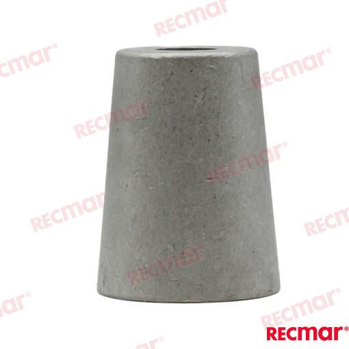 Hex Radice Anode. Shaft 35mm Zinc