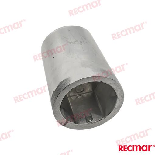 Hex Radice Anode. Shaft 45mm Zinc