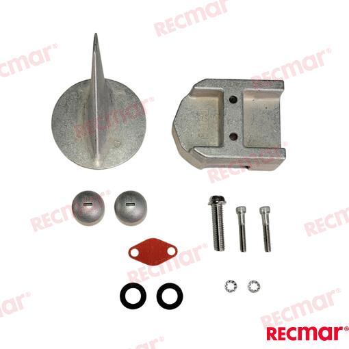 Anode set ALPHA ONE Gen 1 Mg OEM: Mercruiser: 888755K02, 888755Q04, 888756A1, 888756A2, 888756K01, 888756K02, 888756Q01, 888756Q02