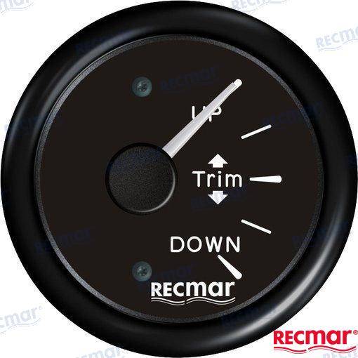 TRIM indicator 0-190ohm black d.51mm