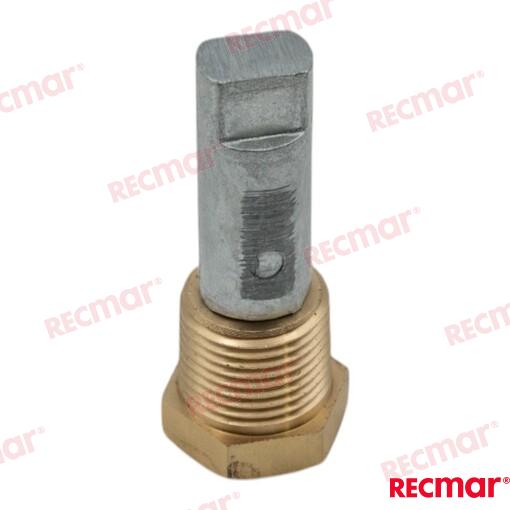Pencil Anode Ø12 52mm Zinc for Yamaha