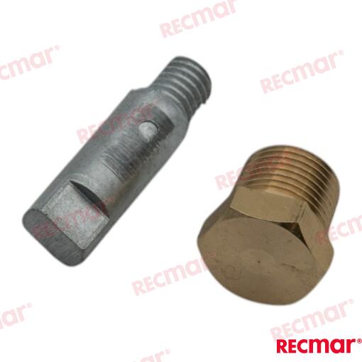 Pencil Anode Ø12 52mm Zinc for Yamaha