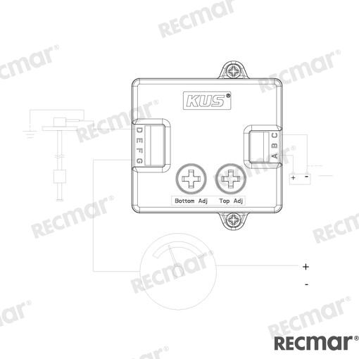 Resistance Converter for Level Sender 0-190/240-33 Ohm