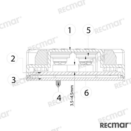 Resistance Converter for Level Sender 0-190/240-33 Ohm