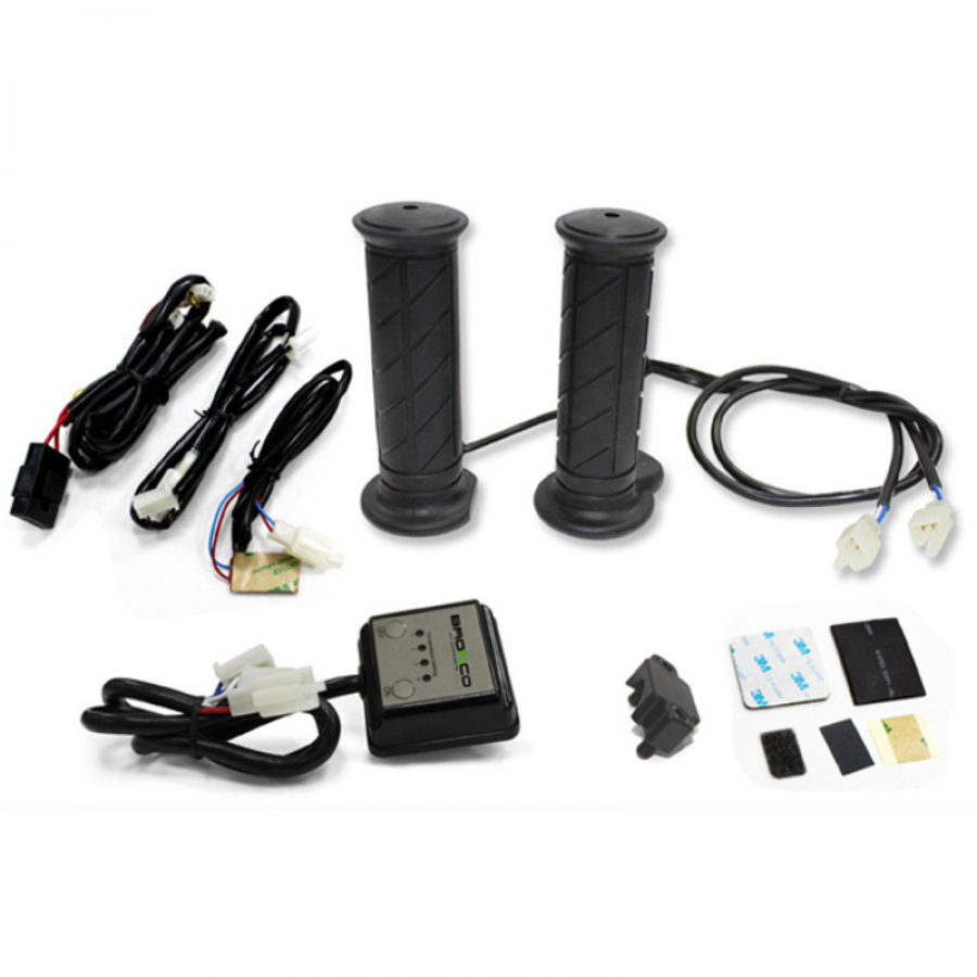 Handle warmers Bronco with thumb warmer 22mm handles 4 positions 12V 35W  40,50,60,70 °C