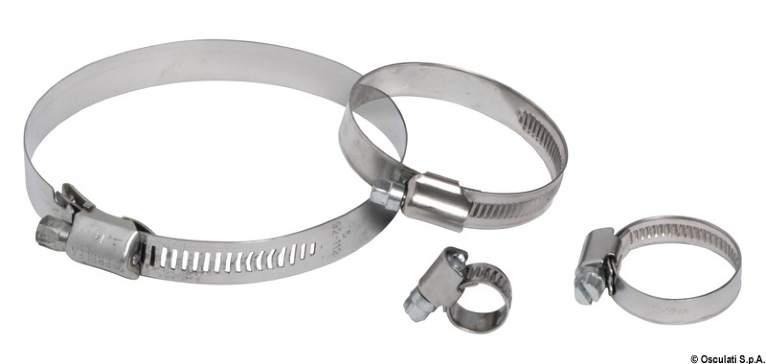 Hose clamp AISI 316 9 x Ø12-20 mm DIN3017