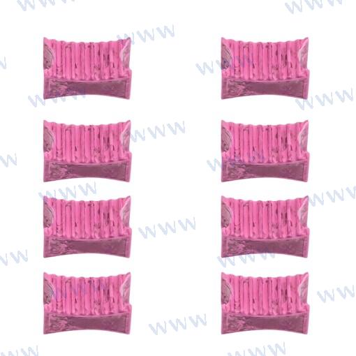 Chain Rainbow 10mm (8pcs) Pink