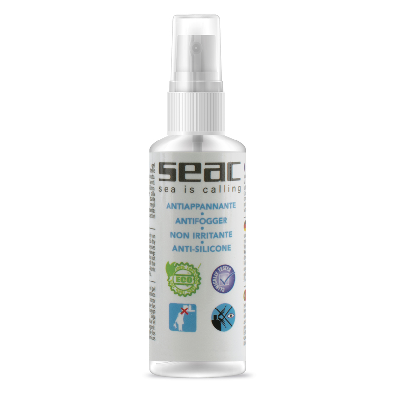 SEAC Bio Gel Anti-fog 60ml spray for diving masks, snorkeling masks and swimming goggles