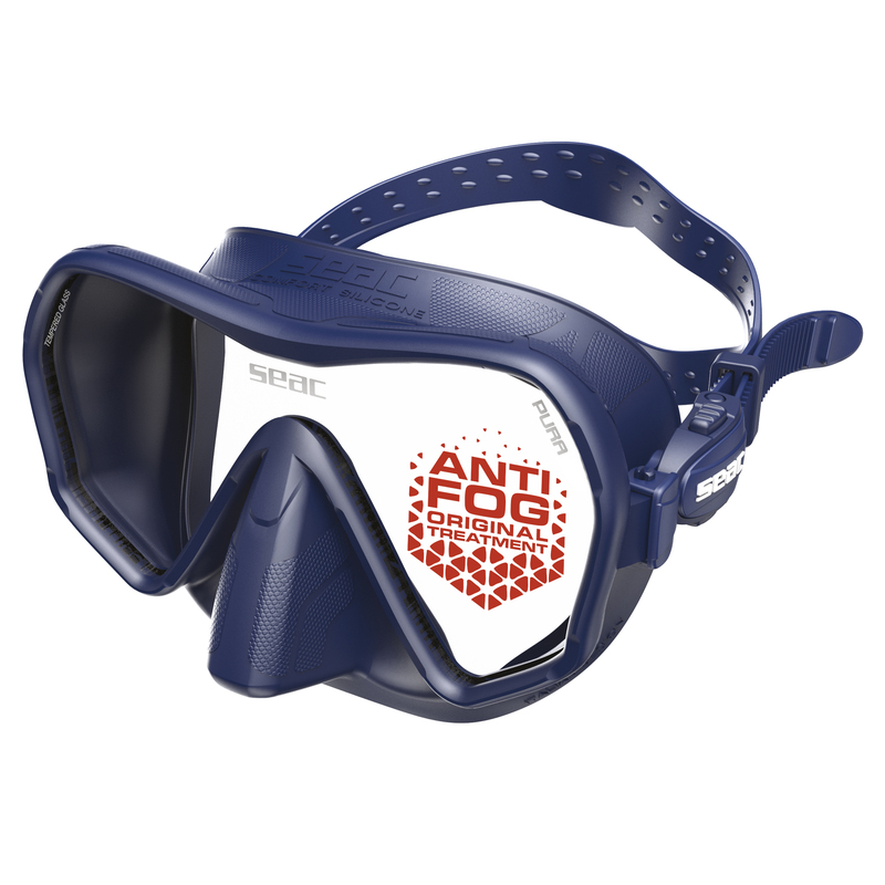 SEAC Pura Anti fog diving mask Color Dark Blue
